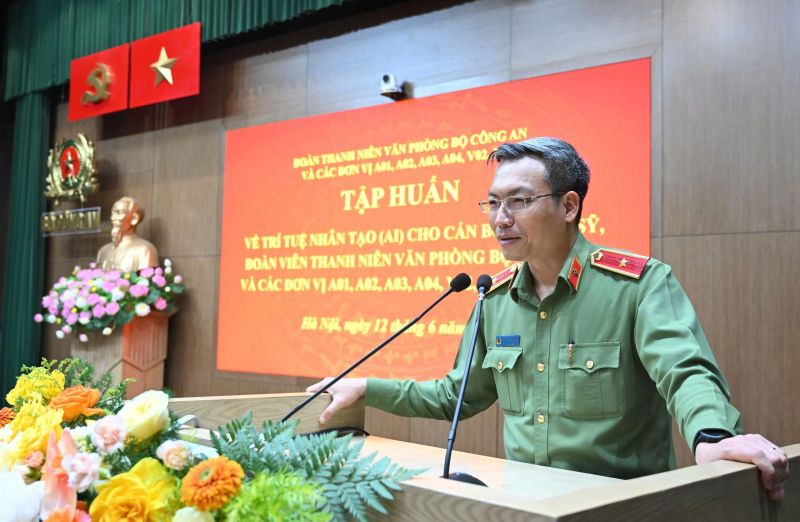 Tập huấn về trí tuệ nhân tạo (AI) ứng dụng trong công tác Công an -0