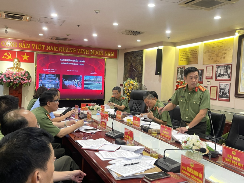 Họp Ban chỉ đạo Đại hội Khỏe Vì ANTQ lần thứ IX và Hội thi Điều lệnh, quân sự, võ thuật CAND lần thứ VI - Giai đoạn 2 -0