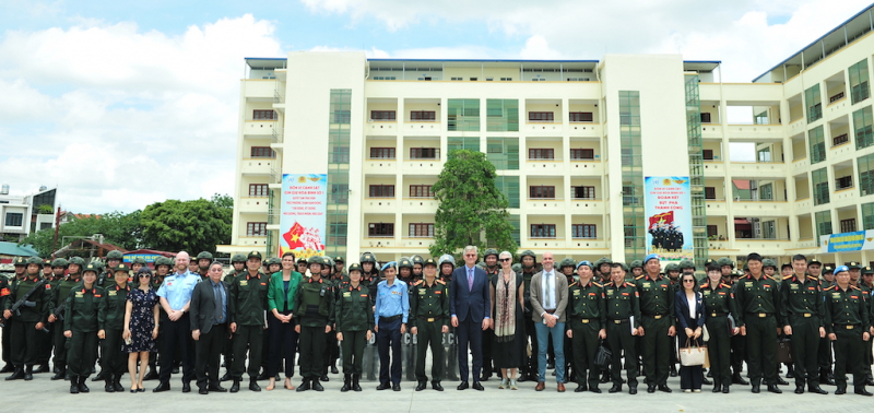 Phó tổng thư ký Liên hợp quốc đến thăm và làm việc với Văn phòng thường trực Bộ Công an về gìn giữ hòa bình Liên hợp quốc -0