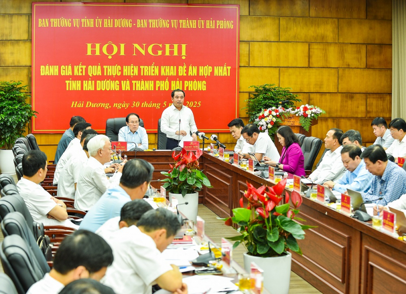 Đẩy nhanh tiến độ thực hiện các công việc phục vụ hợp nhất tỉnh Hải Dương và TP Hải Phòng -0