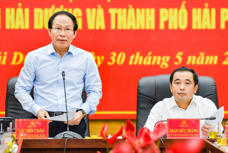 Đẩy nhanh tiến độ thực hiện các công việc phục vụ hợp nhất tỉnh Hải Dương và TP Hải Phòng -0