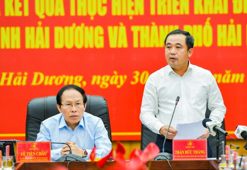 Đẩy nhanh tiến độ thực hiện các công việc phục vụ hợp nhất tỉnh Hải Dương và TP Hải Phòng -0