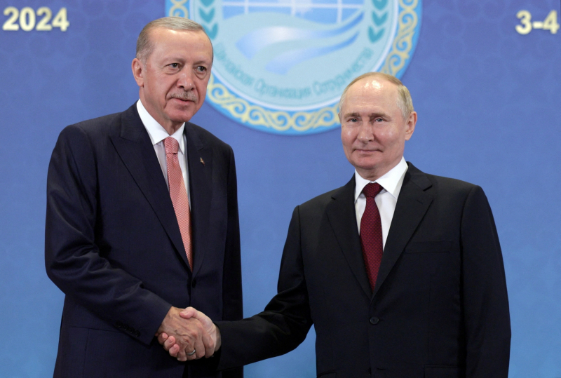 Ông Putin và Tổng thống Thổ Nhĩ Kỳ phản đối