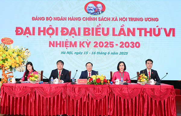 Đại hội đại biểu Đảng bộ NHCSXH TW lần thứ VI, nhiệm kỳ 2025 – 2030 thành công tốt đẹp -0