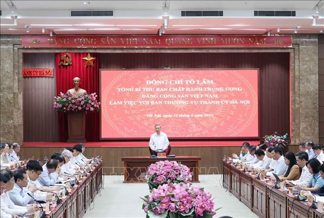 Tổng Bí thư Tô Lâm: Định hình một tầm nhìn mới cho Thủ đô trong thời đại mới -0