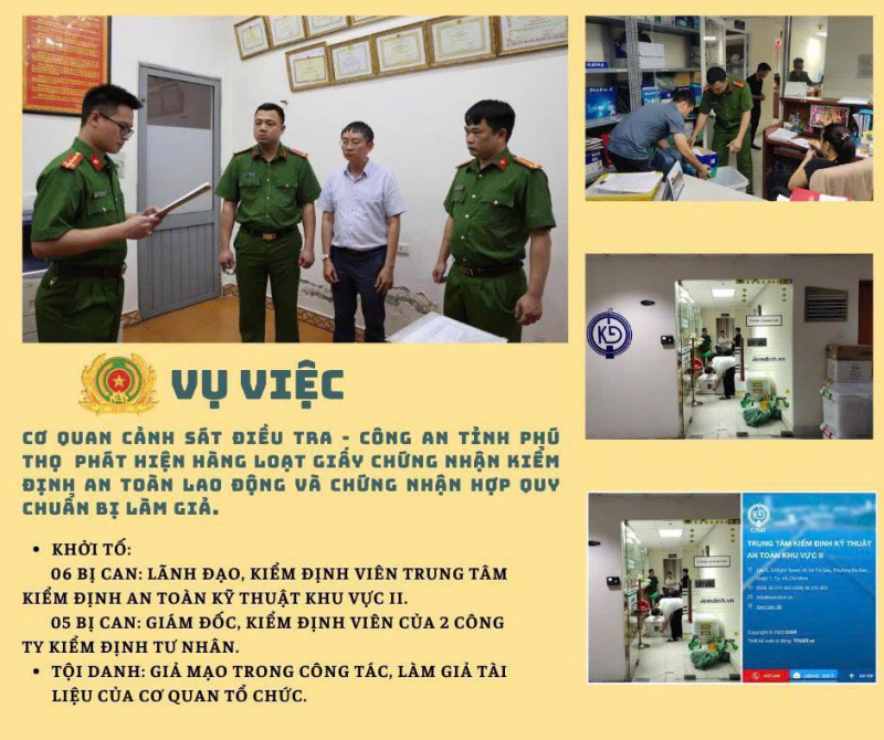 Hàng nghìn giấy chứng nhận kiểm định giả, thu lợi bất chính nhiều tỷ đồng. -1