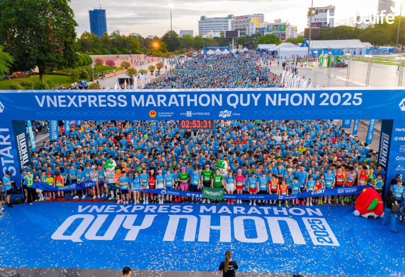 Herbalife Việt Nam lan tỏa lối sống năng động tại Vnexpress marathon Quy Nhơn 2025 -0