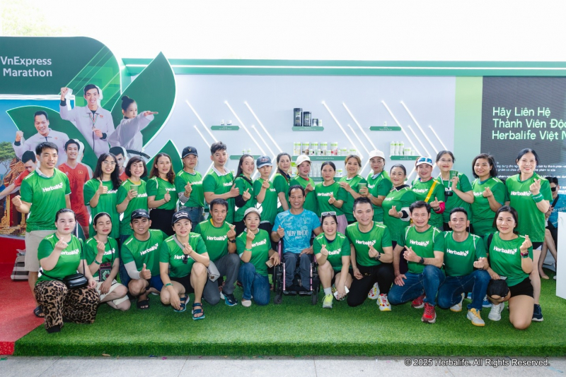Herbalife Việt Nam lan tỏa lối sống năng động tại Vnexpress marathon Quy Nhơn 2025 -0