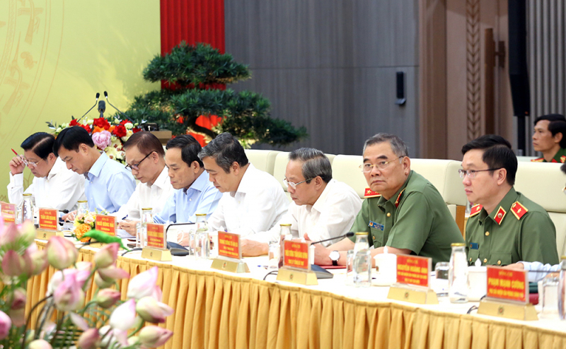 Tổng Bí thư dự và chỉ đạo Hội nghị Đảng ủy Công an Trung ương 6 tháng đầu năm 2025 -0