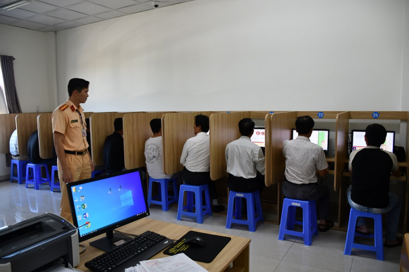 Công an tỉnh Quảng Nam tổ chức kỳ sát hạch, cấp giấy phép lái xe lần thứ I -0