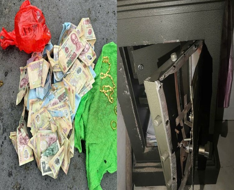 Phá két sắt trộm cắp 4,2 cây vàng và 16 triệu đồng tiền mặt -0