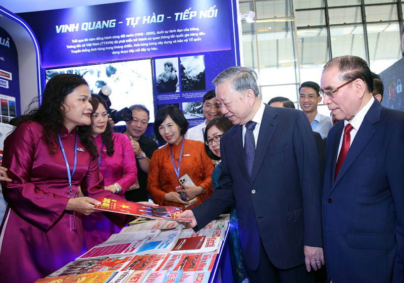 Tổng Bí thư dự Lễ kỷ niệm trọng thể 100 năm ngày báo chí cách mạng Việt Nam -0