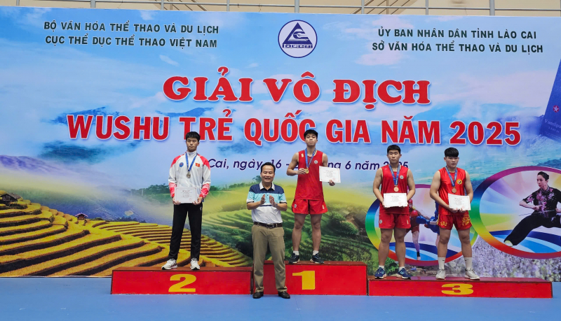 ក្រុម Wushu សន្តិសុខសាធារណៈរបស់ប្រជាជនបានជាប់ចំណាត់ថ្នាក់ទី 3 ជារួមនៅក្នុងប្រភេទ Sanshou នៅការប្រកួតជើងឯកយុវជន Wushu ថ្នាក់ជាតិឆ្នាំ 2025 -0
