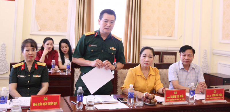 Sẵn sàng cho Liên hoan sân khấu về “Hình tượng người chiến sĩ Công an” lần thứ V -0