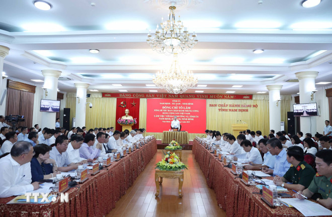 Tổng Bí thư: Hợp nhất 3 tỉnh Nam Định, Hà Nam và Ninh Bình là bước đi tất yếu -0