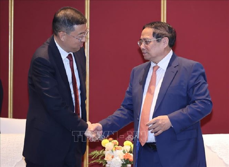 Thủ tướng Phạm Minh Chính làm việc với các tập đoàn lớn của Trung Quốc -0
