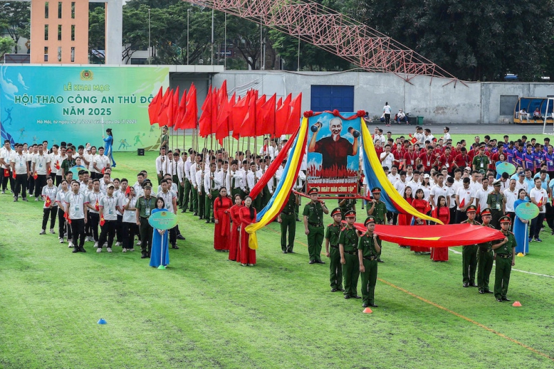 Khai mạc Hội thao Công an Thủ đô năm 2025 -0