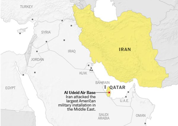 Iran tập kích căn cứ Mỹ ở Trung Đông, nhưng 