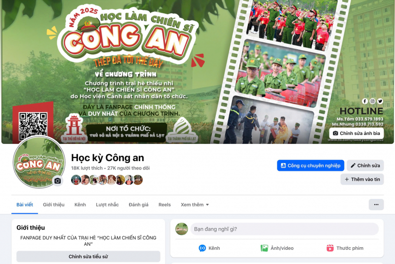 Cảnh giác với trò lừa mạo danh “Học kỳ Công an”, 