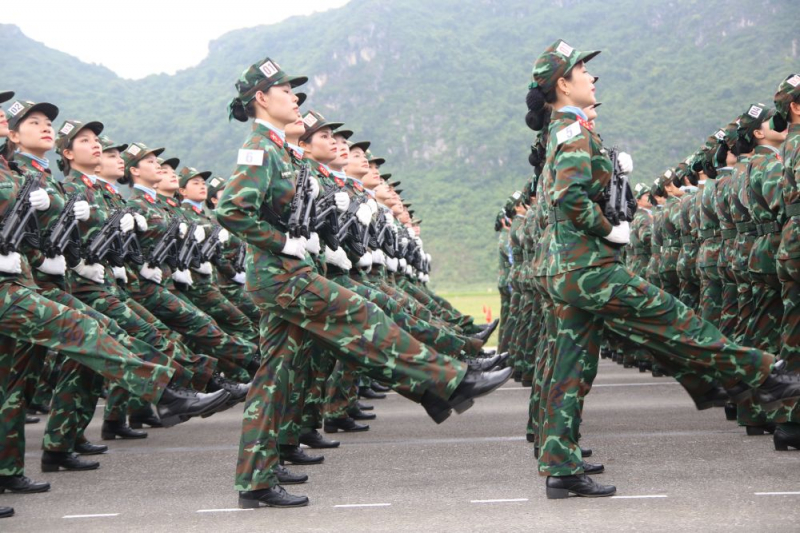 Hợp luyện lần I các lực lượng diễu binh, diễu hành kỷ niệm 80 năm Quốc khánh -2