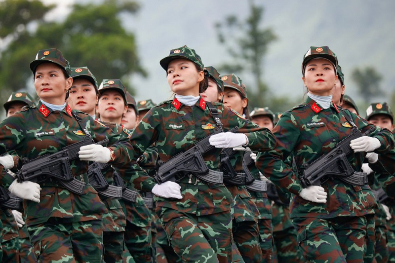 Hợp luyện lần I các lực lượng diễu binh, diễu hành kỷ niệm 80 năm Quốc khánh -1