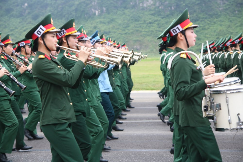 Hợp luyện lần I các lực lượng diễu binh, diễu hành kỷ niệm 80 năm Quốc khánh -2