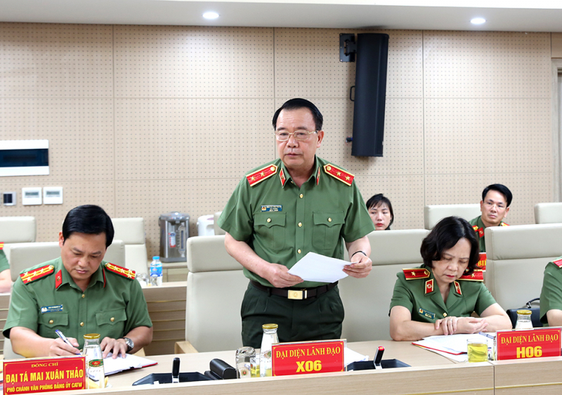 Tiếp tục nâng cao chất lượng công tác tham mưu trong CAND -2