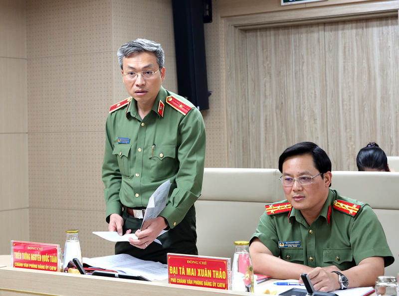 Tiếp tục nâng cao chất lượng công tác tham mưu trong CAND -3