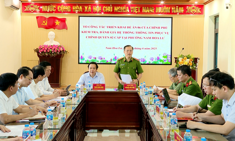 Thứ trưởng Bộ Công an kiểm tra, đánh giá hệ thống dịch vụ công 2 cấp tại tỉnh Ninh Bình sau khi hợp nhất -0