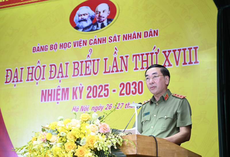 Đại hội Đảng bộ Học viện Cảnh sát nhân dân lần thứ XVIII nhiệm kỳ 2025-2030 -0