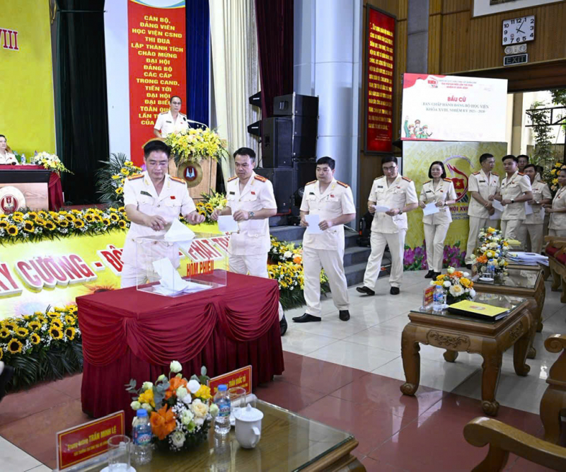 Đại hội Đảng bộ Học viện Cảnh sát nhân dân lần thứ XVIII nhiệm kỳ 2025-2030 -0