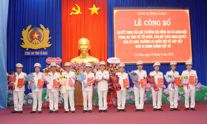 Công an tỉnh cực Nam Tổ quốc bắt tay ngay vào vận hành tổ chức bộ máy -0