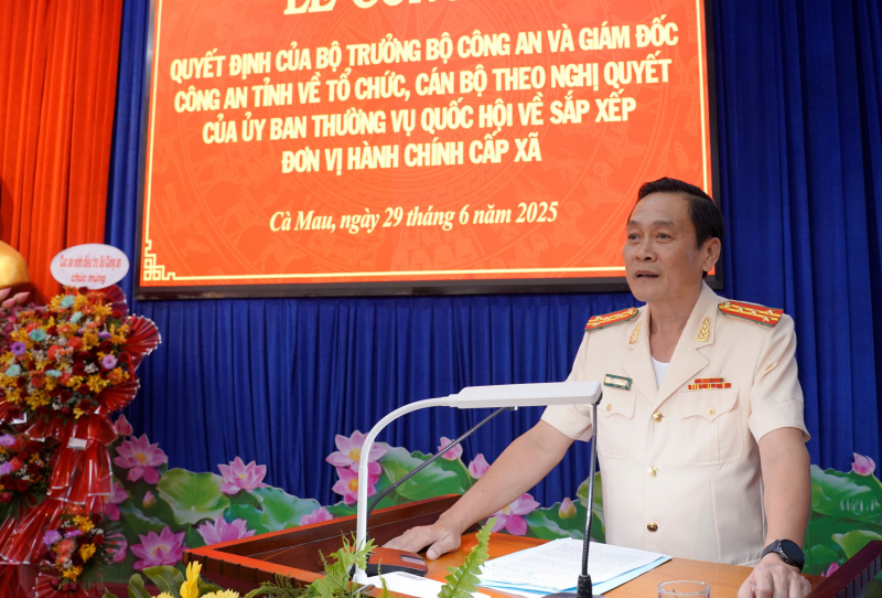 Công an tỉnh cực Nam Tổ quốc bắt tay ngay vào vận hành tổ chức bộ máy -0