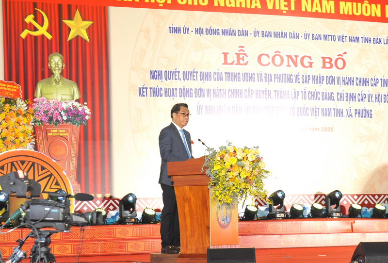 Công bố thành lập tỉnh Đắk Lắk mới -0