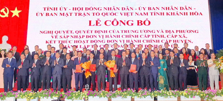 Công bố Nghị quyết, Quyết định về đơn vị hành chính tại tỉnh Khánh Hòa mới -0