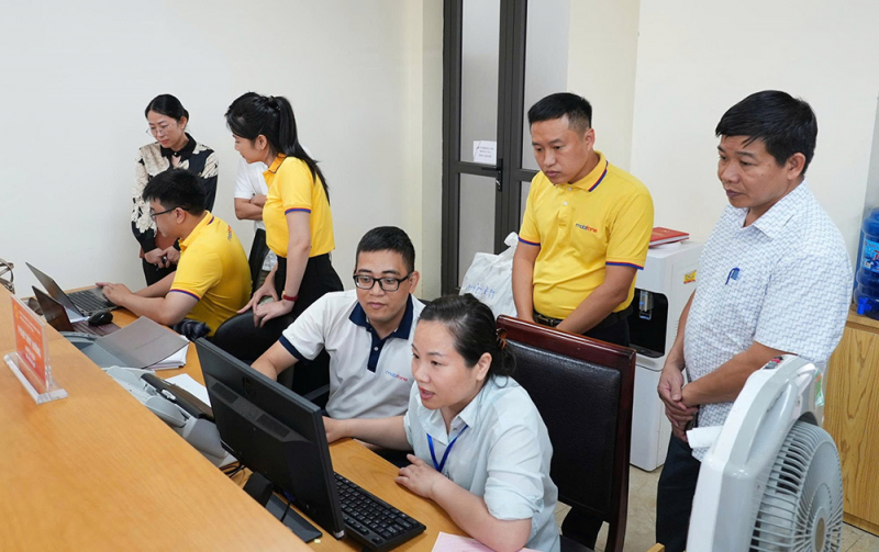 MobiFone phối hợp cùng UBND TP Hà Nội kiểm tra công tác vận hành hệ thống giải quyết thủ tục hành chính theo mô hình mới -0