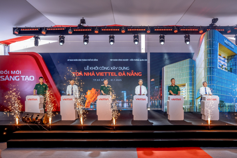 Nhấn nút khởi công Tòa nhà công nghệ cao Viettel tại Đà Nẵng trong ngày đầu của Kỷ nguyên mới -0
