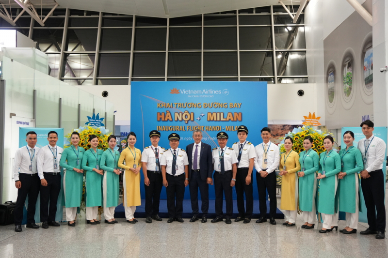 Phó Chủ tịch nước Võ Thị Ánh Xuân tham dự lễ khai trương đường bay thẳng Hà Nội-Milan -0