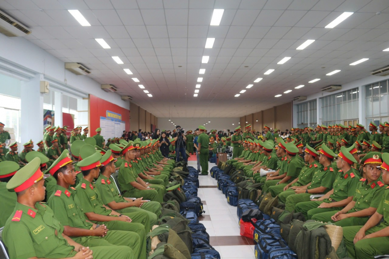 CSCĐ Đông Nam TP Hồ Chí Minh hành quân ra Thủ đô phục vụ Lễ kỷ niệm 80 năm Quốc khánh -2