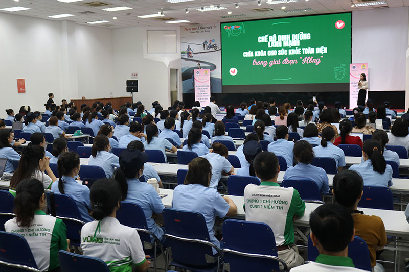 Hội thảo nâng cao nhận thức chăm sóc sức khỏe chủ động cho 200 công nhân nữ -0