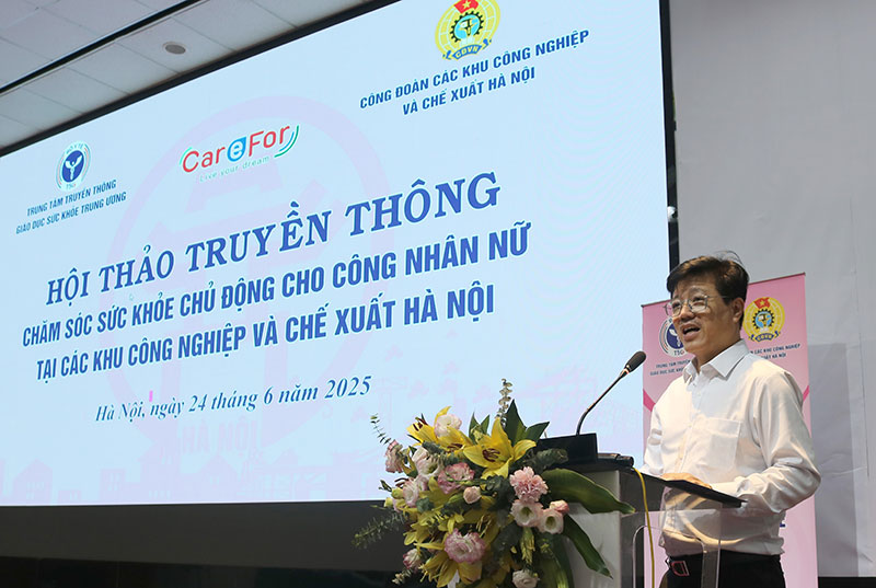 Hội thảo nâng cao nhận thức chăm sóc sức khỏe chủ động cho 200 công nhân nữ -0