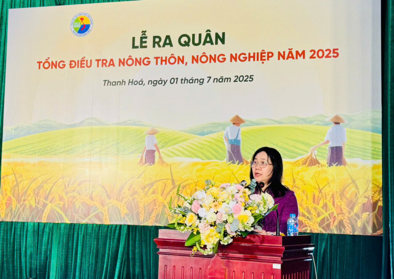 Lễ ra quân tổng điều tra nông thôn, nông nghiệp năm 2025 trên cả nước -0