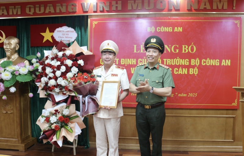 Điều động, bổ nhiệm Đại tá Trần Văn Dương giữ chức vụ Cục trưởng Cục Xây dựng phong trào bảo vệ ANTQ -0