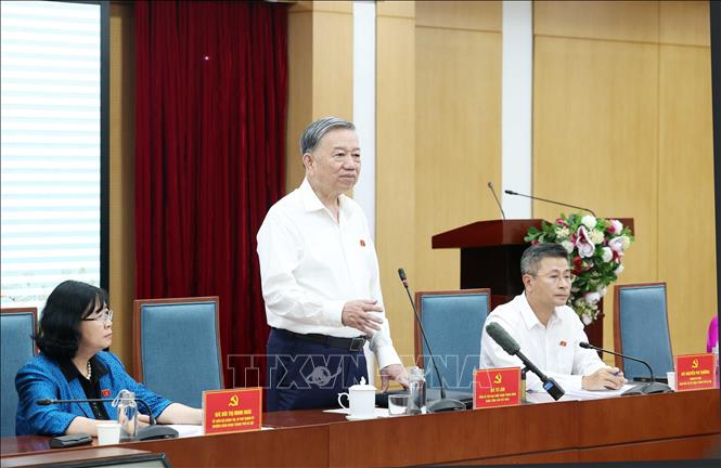 Tổng Bí thư Tô Lâm tiếp xúc cử tri Hà Nội sau Kỳ họp thứ 9, Quốc hội khóa XV -0