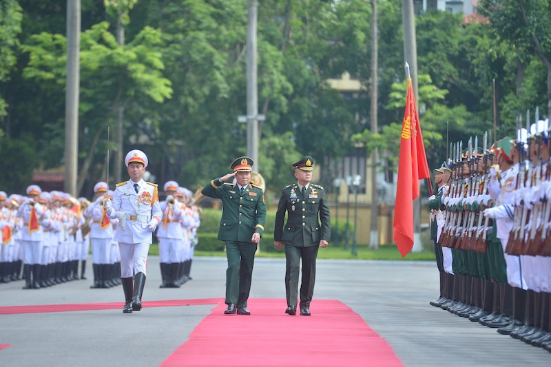 Tư lệnh Lực lượng Quốc phòng Thái Lan thăm chính thức Việt Nam -1