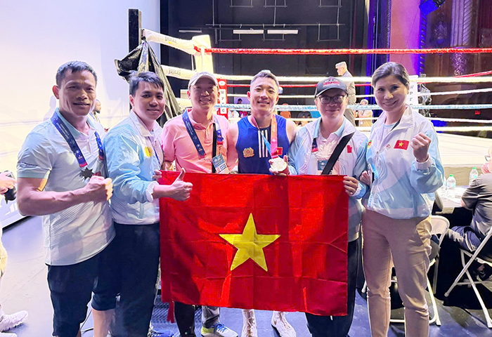 Cán bộ Công an tỉnh Lạng Sơn giành huy chương vàng tại Đại hội Thể thao Cảnh sát và Lính cứu hoả thế giới 2025 -0