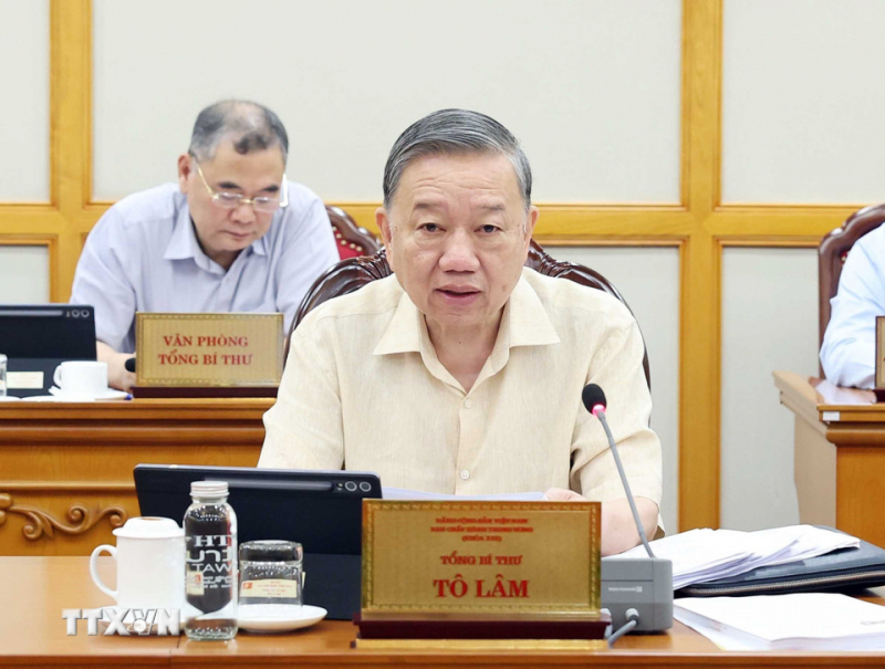 Tổng Bí thư Tô Lâm: Kịp thời tháo gỡ khó khăn, vướng mắc khi vận hành bộ máy mới -0