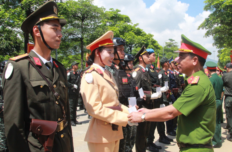 Hơn 3.000 học viên CAND hợp luyện khối đi diễu binh, diễu hành kỷ niệm 80 năm Quốc khánh -0