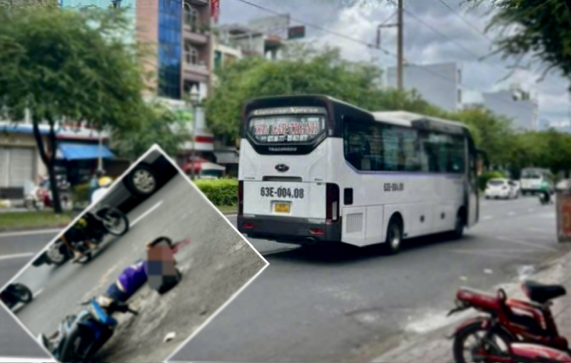 Thương tâm, người đàn ông chạy xe sát lề vẫn bị xe khách tông tử vong -0