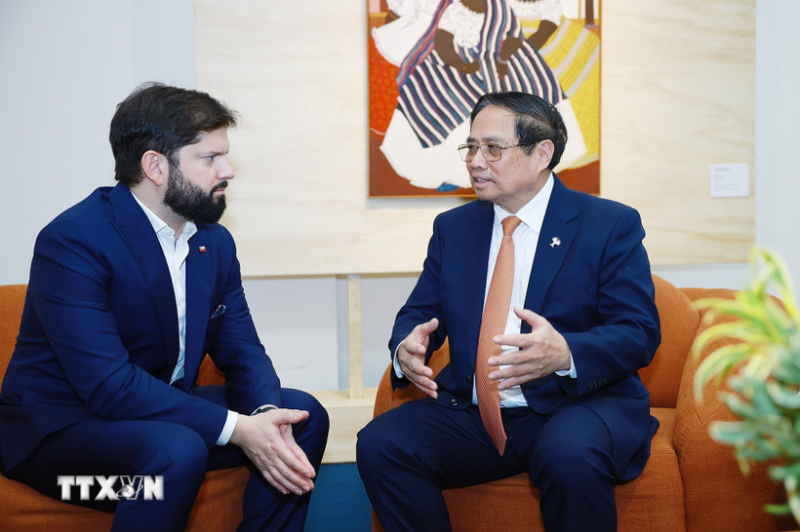Thủ tướng Phạm Minh Chính gặp lãnh đạo các nước Chile, Uruguay và Indonesia -0